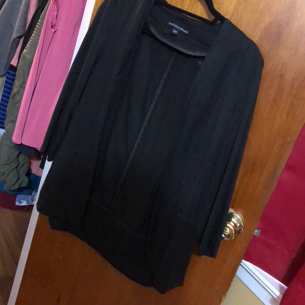 Black cardigan